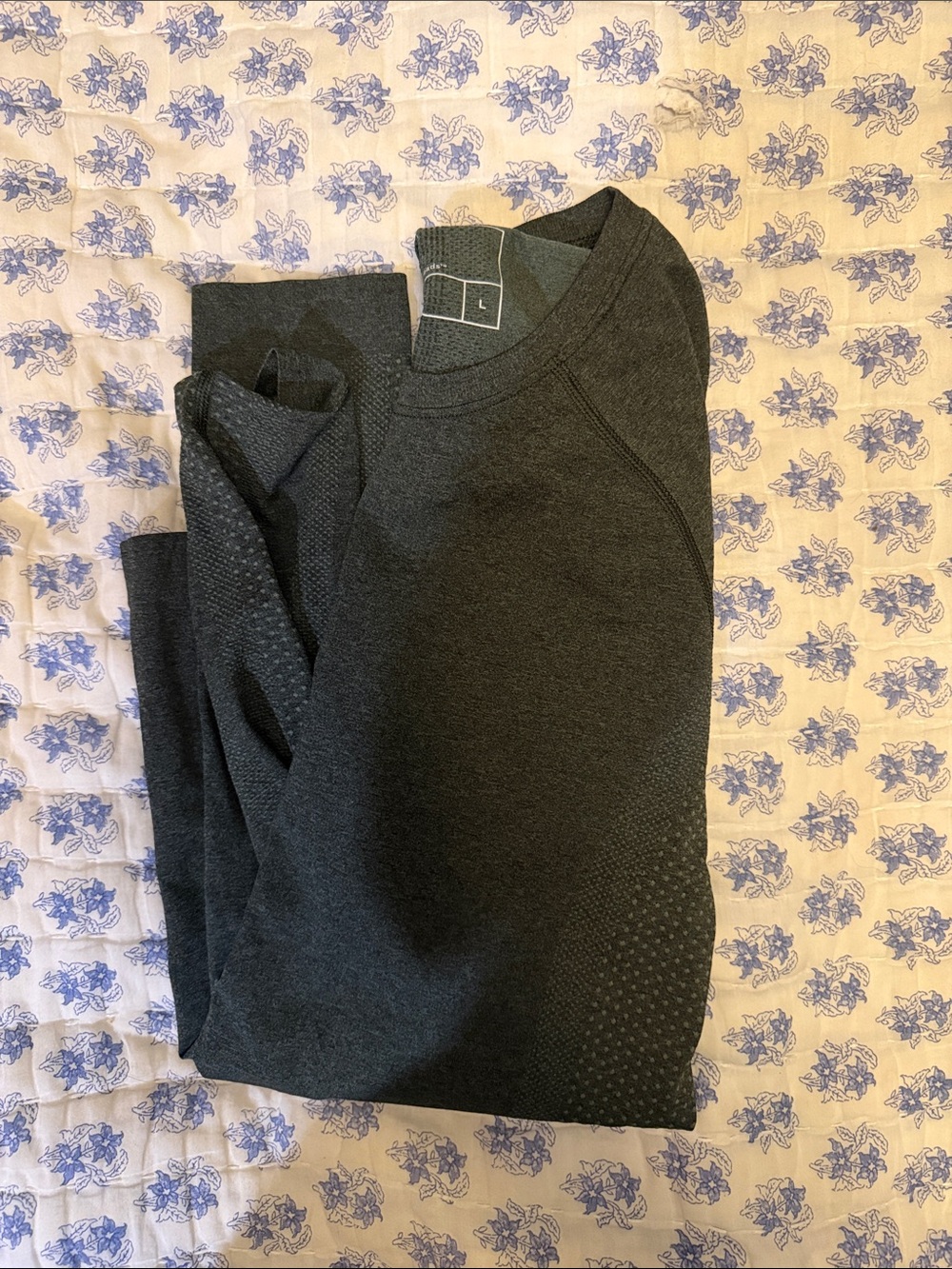 FIGS Salta Seamless Long-Sleeve Underscrub in Black